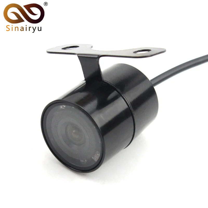 

Sinairyu 9led Waterproof Car Rear View CMOS Camera Super Mini Butterfly Parking Backup Reversing Cam without Parking Line