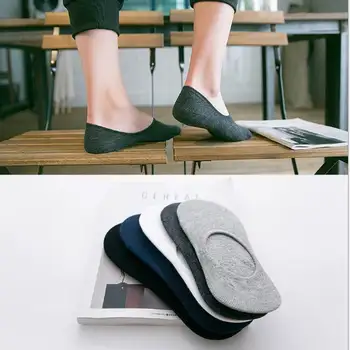 

Men Sock 5 Pairs /lot Package Male Summer Light Socks Stripe Cotton Short Sock