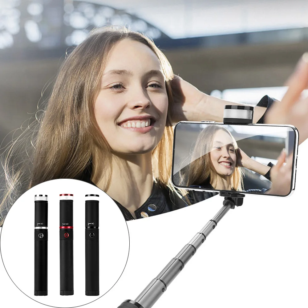 

Wireless Bluetooth Selfie Stick For iPhone Samsung Beauty Fill light tripod Selfie Sticks Monopod Multifunction Portable 72cm