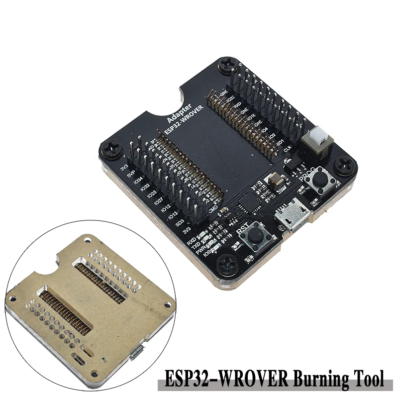 ESP8266 ESP32 ESP-WROOM-32 ESP32-WROVER макетная плата Тесты сжигание приспособление инструмент загрузчик для ESP-12F ESP-07S ESP-12S - Цвет: ESP32-WROVER