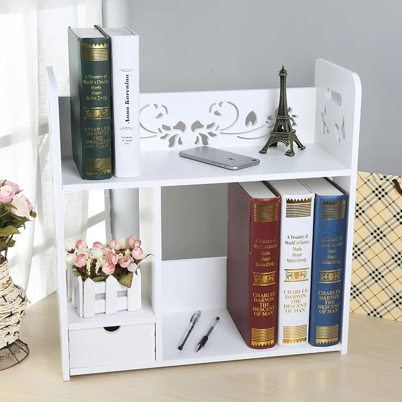 كتاب و مجلة تخزين الرف Househpld ديكور متعددة الوظائف أشتات تخزين رفوف التجميل Figuirnes تخزين ديسبالي الرف