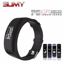 Slimy P5 Bluetooth gps трекер браслет умный браслет монитор сердечного ритма фитнес-трекер умный Браслет для спорта на открытом воздухе