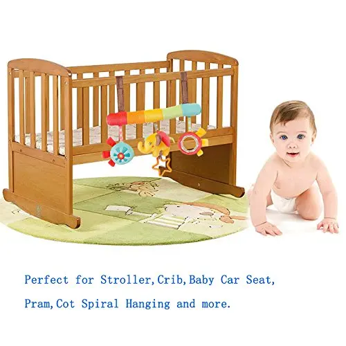 Погремушки детские мягкие игрушки для новорожденных Мобильный для детской кроватки коляска кровать 0-12 месяцев мягкие животные развивающие плюшевые игрушки