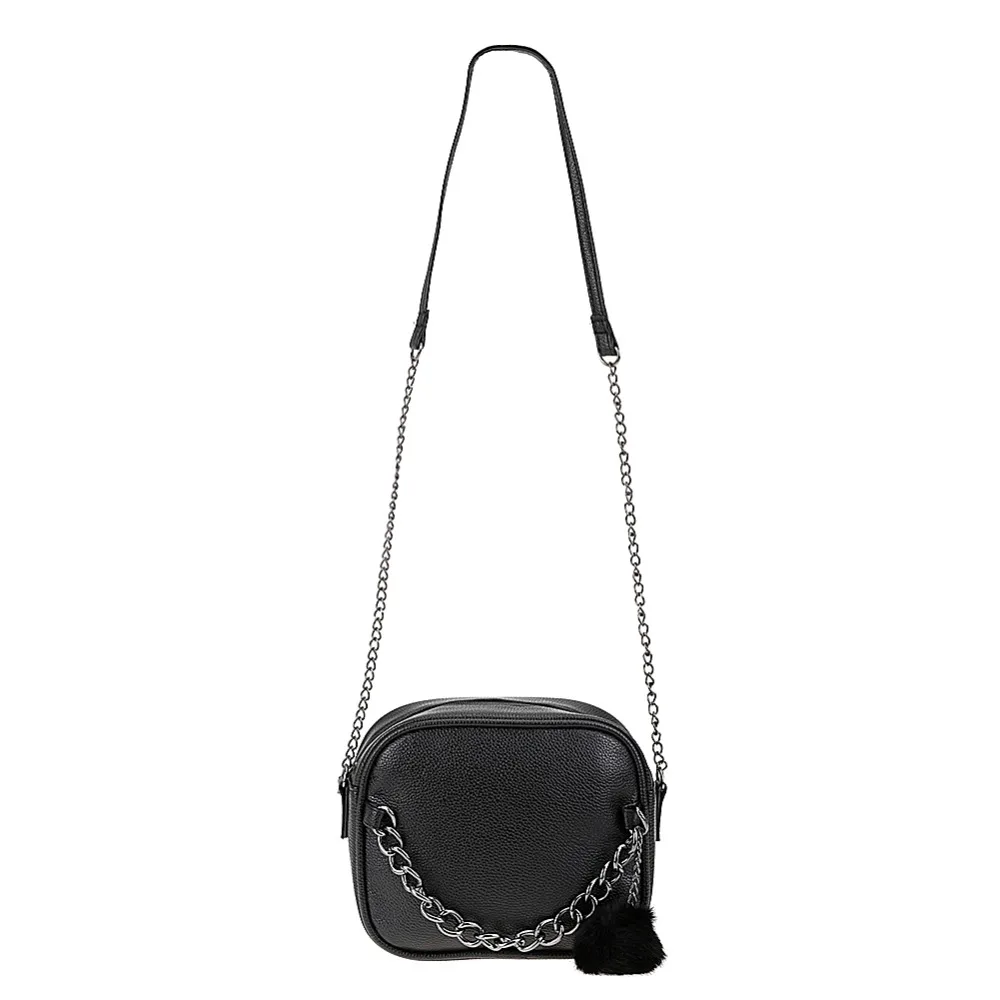 صغيرة مصمم سلسلة المرأة حقيبة جلدية حقيبة يد حقيبة ساعي بو الكتف Crossbody حقيبة مع أفخم الكرة لعبة بولسا torebki damskie