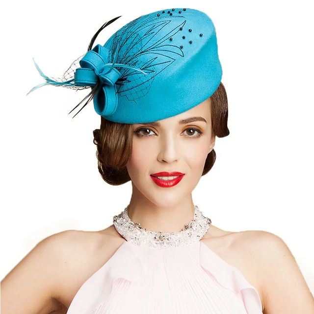 Buy FS Fascinator Women 100 Australia Wool Pillbox