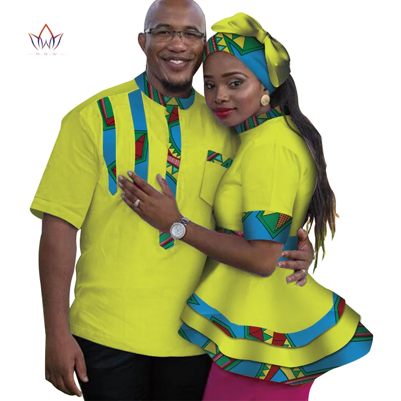 Летняя одежда в африканском стиле для пары, Женский Топ и Мужская рубашка, семейная одежда, совпадающие для пары, одежда для влюбленных с круглым вырезом, wyq170