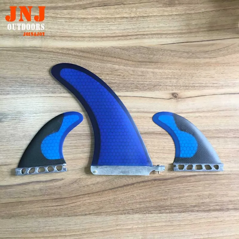 

Free shipping sup paddle board fins 9" centre fin and carbon FUTURE G5 M sides fins 1set