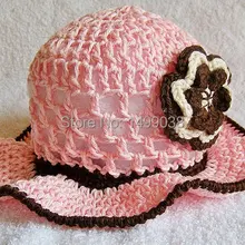 Малыш девушки шляпа Детская летняя шляпа вы выбираете размер для новорожденных Фотография Опоры