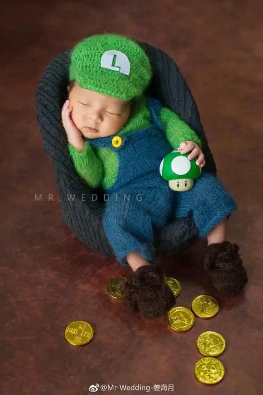 Вязаная шапка для маленьких мальчиков; вязаная крючком одежда для малышей; реквизит для фотосессии новорожденных; Вязаный комбинезон для новорожденных; Шапка; комбинезон; штаны для малышей - Цвет: Бежевый