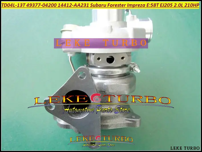 TD04L-13T 49377-04200 14412-AA231 Turbo For SUBARU Forester Impreza 58T EJ205 2.0L 210HP with Gaskets (2)