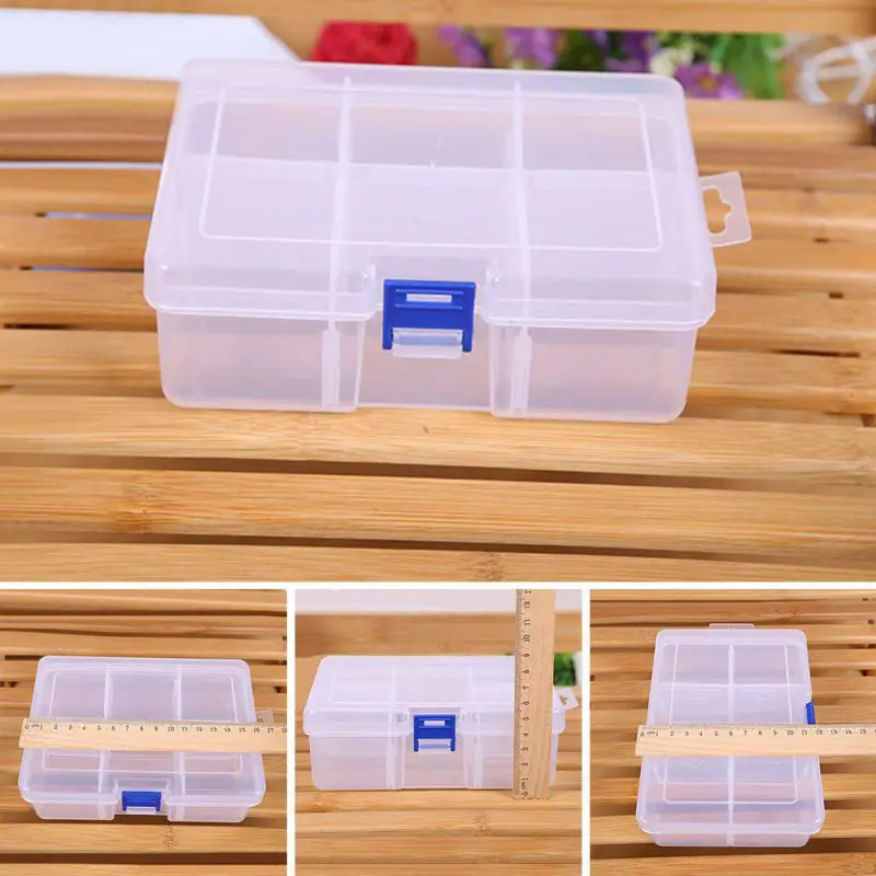 New Fashion Adjustable Finishing Large Plastic Storage Box Compartment Firm Desktop Accessories