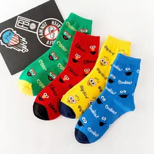 Женские осенние и зимние новые женские хлопковые носки с рисунками животных, Спортивные Повседневные женские носки, милые носки