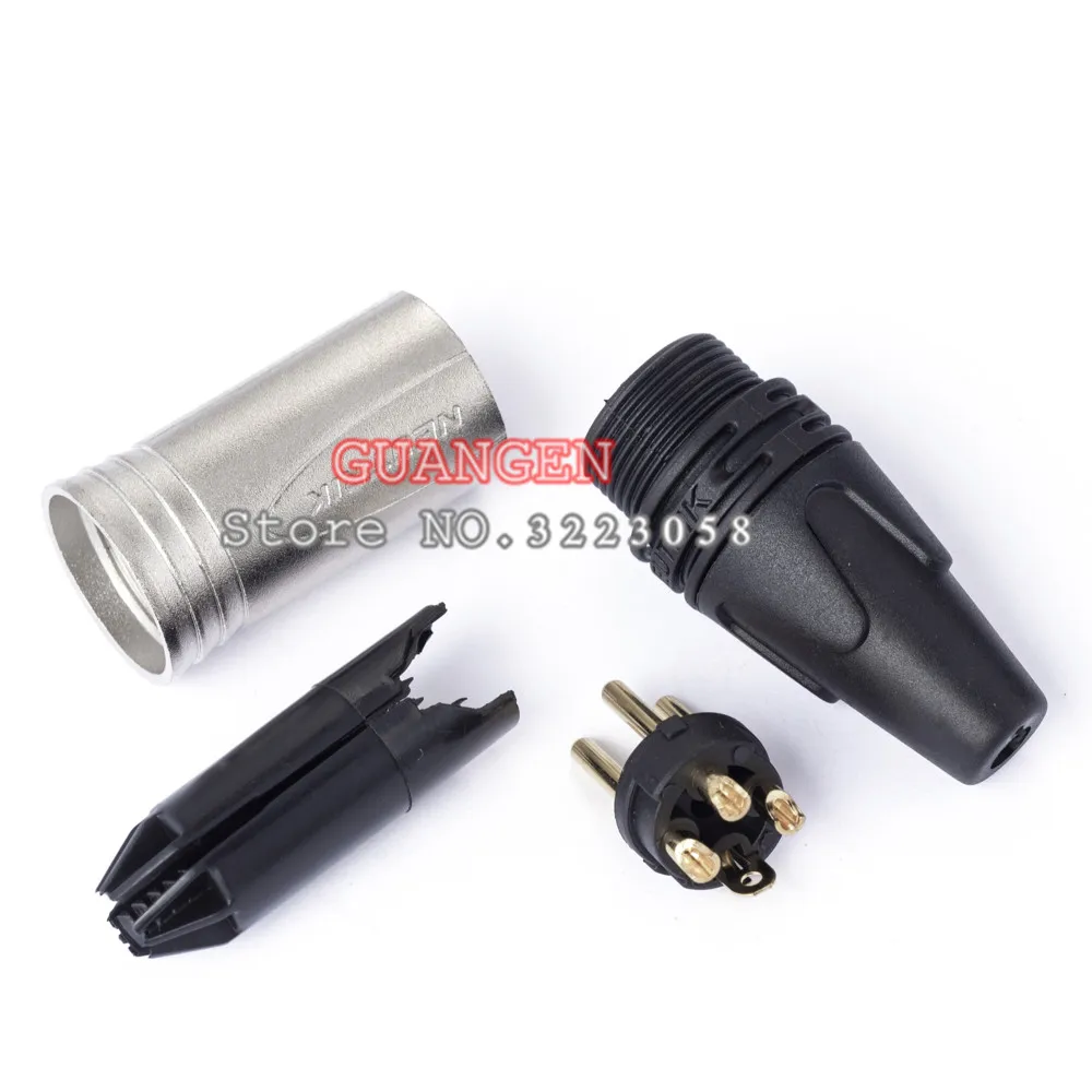 

40Pcs/lot 20PCS NC3MXX & 20PCS NC3FXX NEUTRIK Male and female A set 3 Pin XLR Connector withe Original