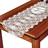 Home White Embroidered Table Runner Coffee Cloth TV Cabinet Table Flag Table Mat Mahogany Drawer Cover ► Photo 3/4