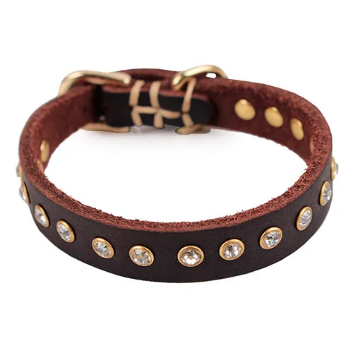 Adjustable Leather Dog Collar Boutique LittlePuppy