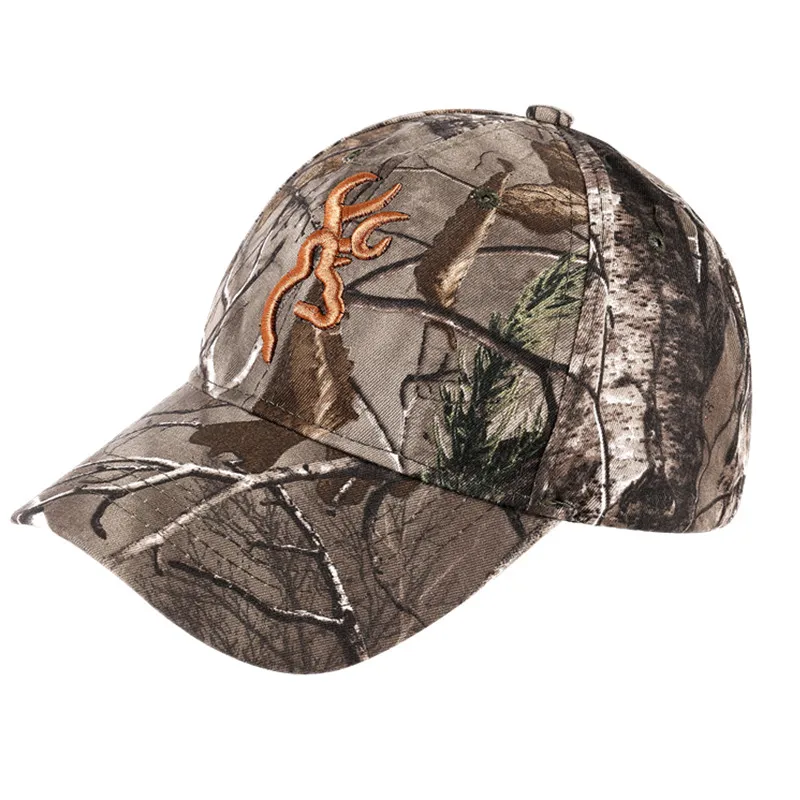 SAENSHING Camouflage Browning Cap Men Cotton Breathable Military Camo