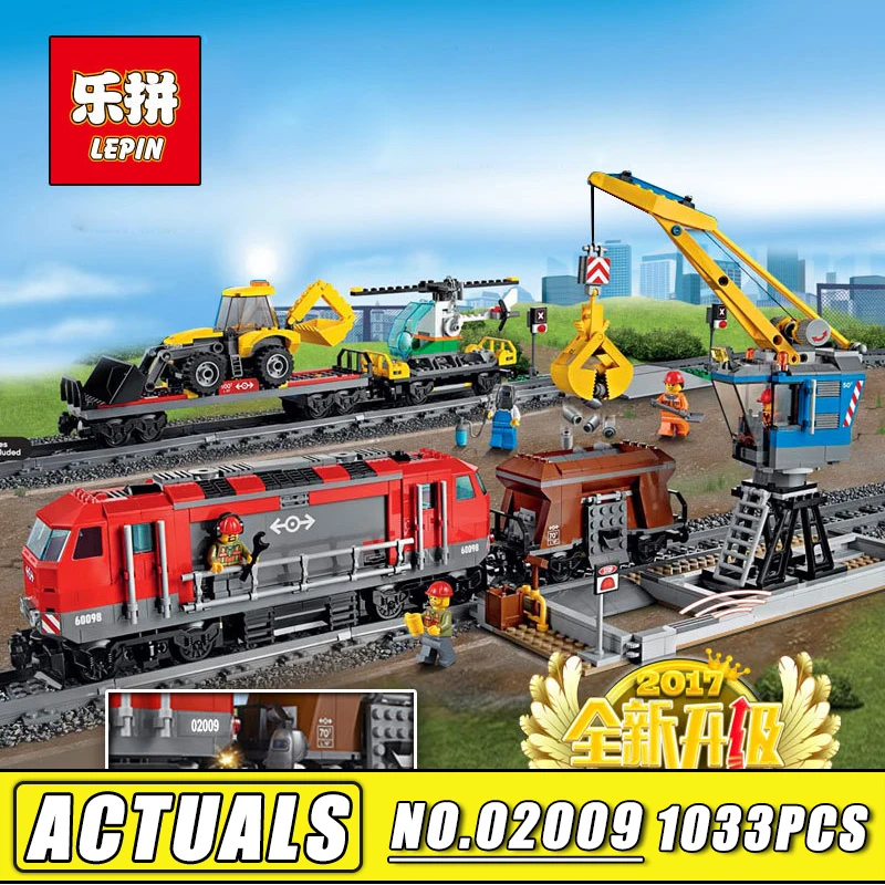 

DHL Lepin City RC Train Building Blocks the Red Cargo Rail Train compatible legoinglys Technic Bricks Children Birthday Gift