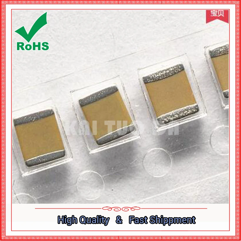 50 шт. smd конденсатор 1210 684K 0 68 мкФ 100 в бесплатная доставка | Электронные компоненты