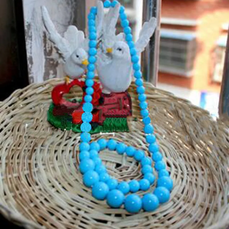 

Meetcute Popular Boho Style Round Beaded Necklace Bracelet Sets for Children Girls Gift Multi-color Costume Jewelry Sets Kids