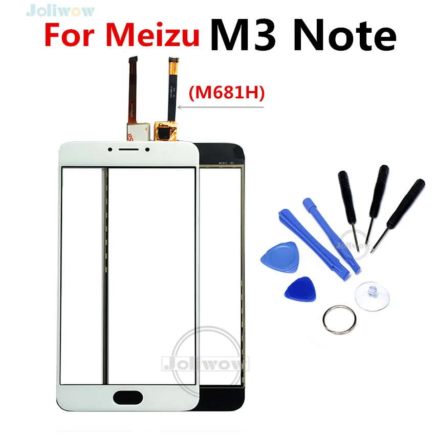 For Meizu M3 Note Touch Screen glass Replace note M681H Panel Sensor Front Glass Parts Meilan 3 Touchscree | Мобильные телефоны и