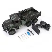 Моделирование 1/16 RC военный грузовик игрушка 2,4G 4CH 6WD электрический пульт дистанционного управления скалолазание автомобиль грузовик с светодиодный светильник дети мальчик игрушка подарок