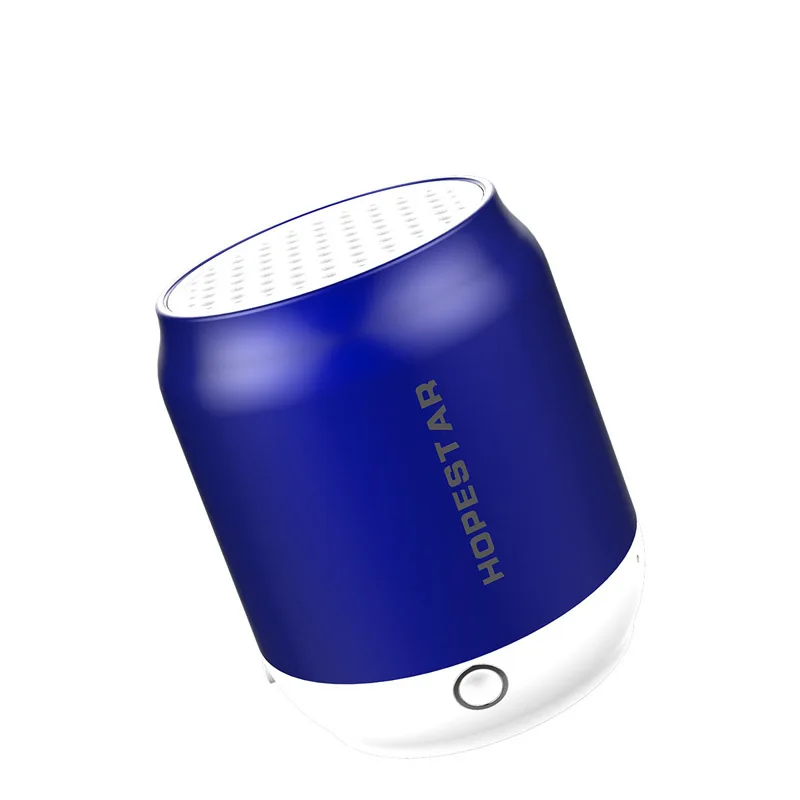 Портативный интеллектуальный Bluetooth динамик многофункциональный открытый стерео динамик Bluetooth водонепроницаемы переносной динамик - Цвет: Синий
