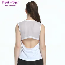 Женские футболки для йоги, свободный спортивный жилет с открытой спиной, сетчатые открытые топы, футболка для тренировок, женские топы для фитнеса, майка для бега, спортивная блузка