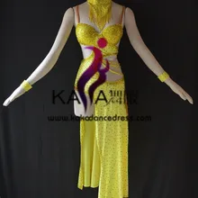 KAKA-L1542, Женская Одежда для танцев, девушки бахрома латинское платье, сальса платье Танго, Самба Румба Чача платье, женское платье
