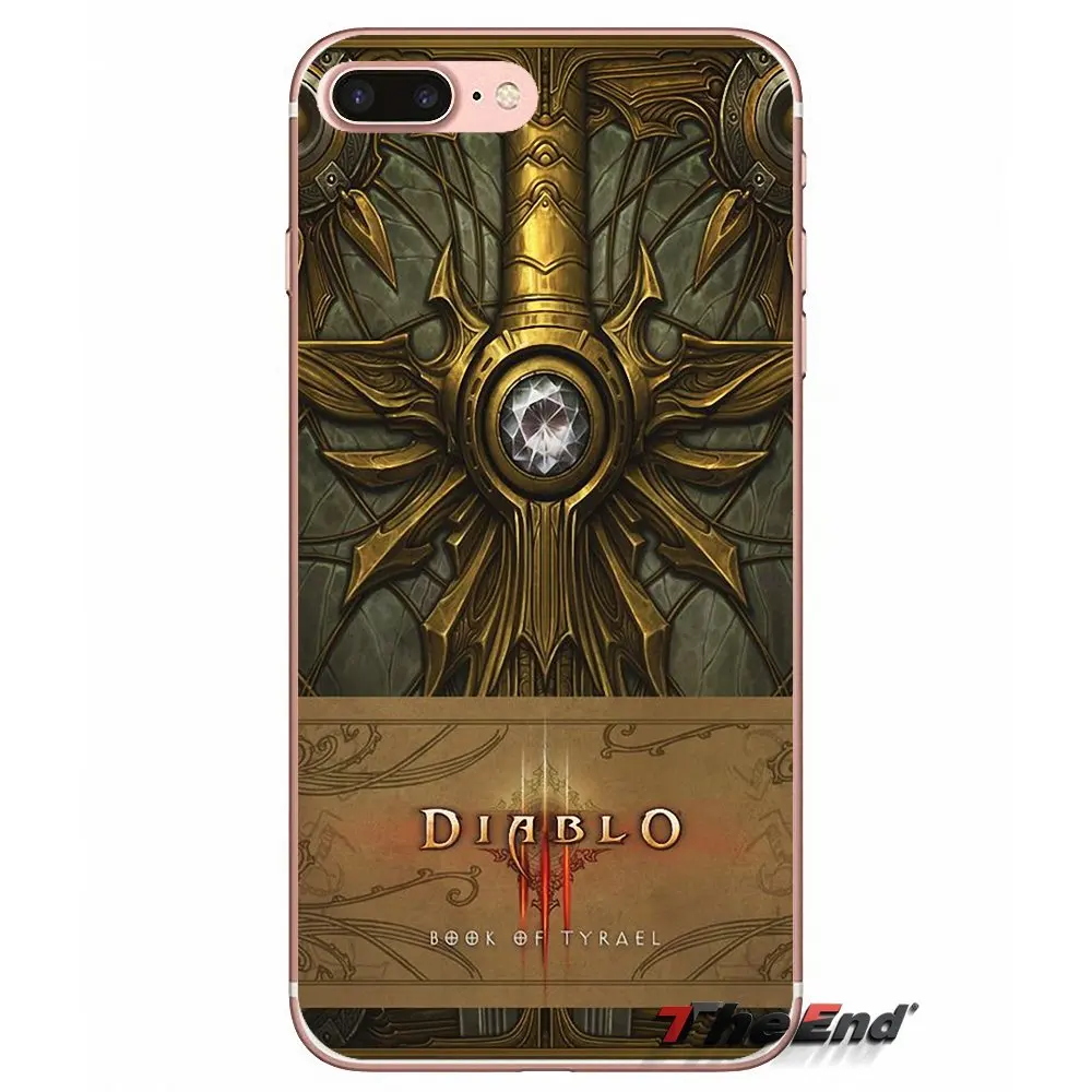 Чехлы для iPhone X 4 4S 5 5S 5C SE 6 6S 7 8 Plus Samsung Galaxy J1 J3 J5 J7 A3 A5 2016 2017 Diablo Reaper Of Souls Demon