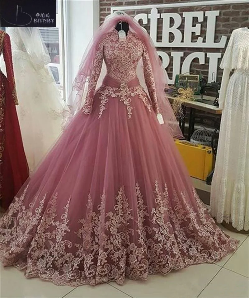 pink colour wedding frocks