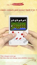 Mini nostalgic children’s game console Charging treasure Tetris handheld game console retro classic feelings