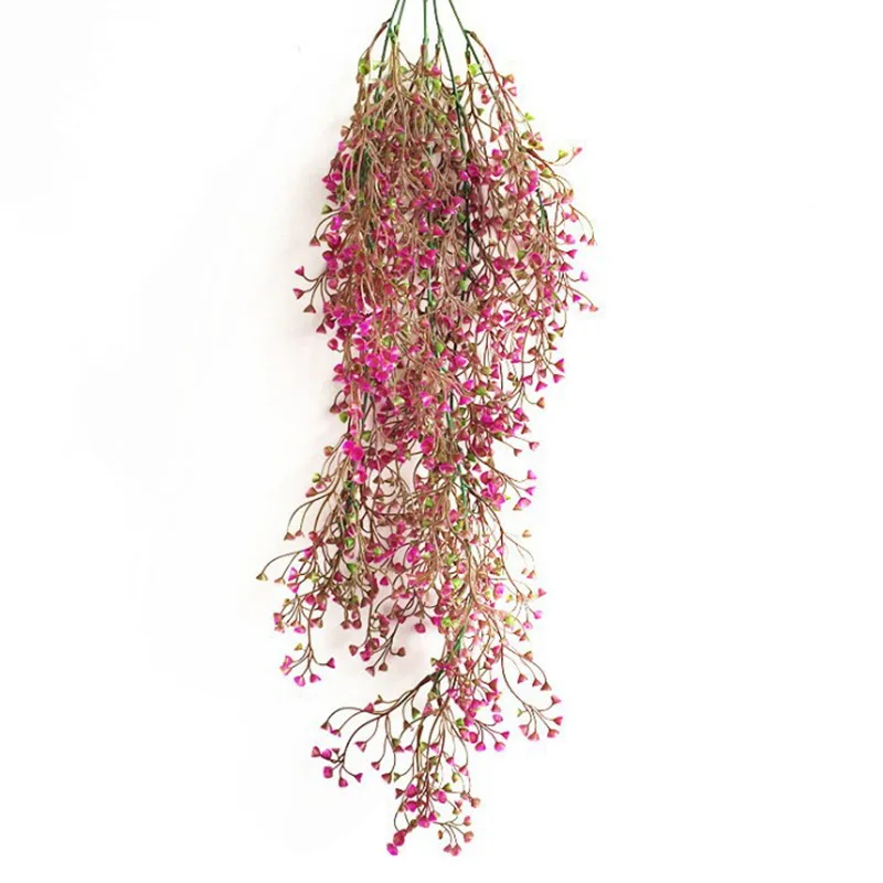 

Vibrant Ivy Leaf Rattan Plant Garland Wall Hanging Decorative Fake Flower Artificial Flowers for Home Decor Wedding Decoration