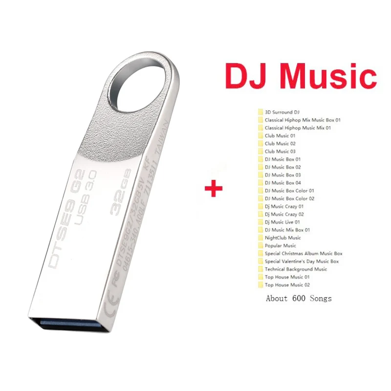 kingston флеш-накопитель USB 3,0, 32 ГБ, 64 ГБ, 128 ГБ, флешка, металлический, на заказ, сделай сам, логотип, дропшиппинг, персонализированный подарок, DJ Cle USB