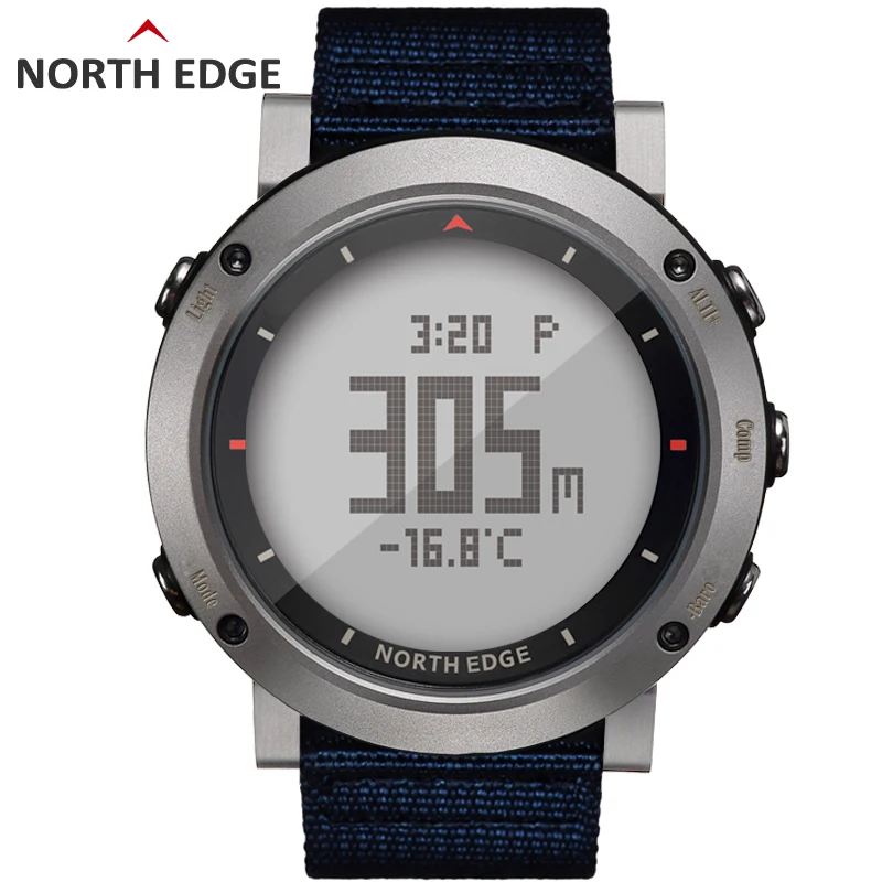 NORTH EDGE, цифровые часы для мужчин, часы для бега, плавания, спортивные часы, альтиметр, барометр, будильник, компас, часы с термометром, Rrelogio