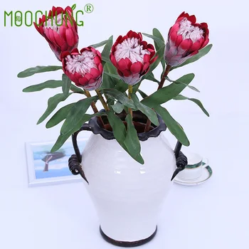 

Luxury Artificial Princess Flowers High Quality Fabric Home Decor Fake Flores Birthday Party Table Garden Decoration Accessories