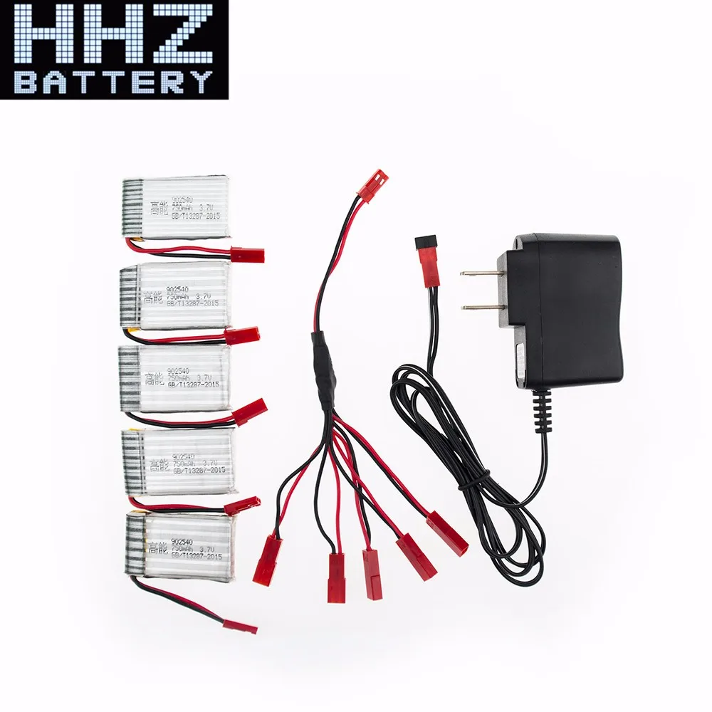 3.7v 750mah lipo battery (8)
