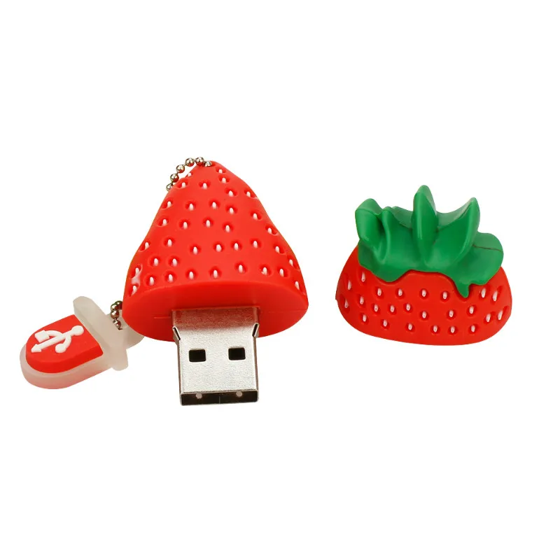 USB флеш-накопитель с фруктами, 32 ГБ, 64 ГБ, милый мультяшный флеш-накопитель, 4G, 8 ГБ, 16 ГБ, Usb флешка 128 ГБ