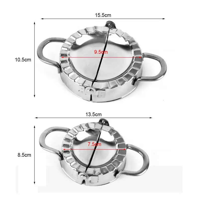 Экологичный горячий Пельменный пресс формы резак из нержавеющей стали пресс-форма для пельменей Комплект кухонных принадлежностей