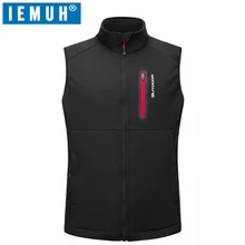 Бренд IEMUH, мужской зимний туристический жилет, термо-термальный жилет для кемпинга, мужской спортивный флисовый жилет размера плюс, походный жилет с карманами