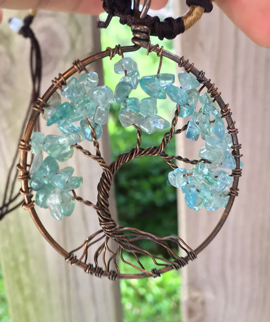 Apatite подарок на день рождения ручной работы spirituality Женская медная девушка