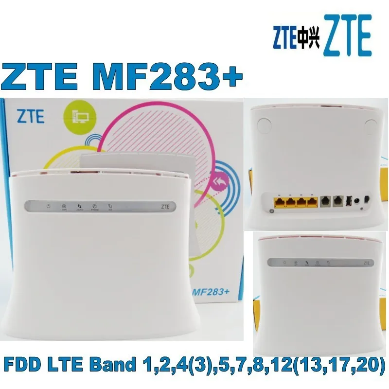 Zte MF283+ cpe маршрутизатор 100 м Ipv6 плюс 2 шт. 4g антенна