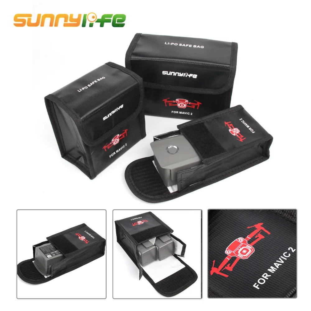 SUNNYLIFE взрывозащищенный Lipo аккумулятор безопасная защитная сумка держатель для