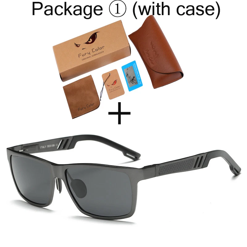 Алюминиевый алюминиево-магниевого сплава, мужские женские солнцезащитные очки для вождения HD поляризованные UV400 солнцезащитные очки мужские солнцезащитные очки прохладных оттенков Oculos De Sol masculino - Цвет линз: gun-blck-1