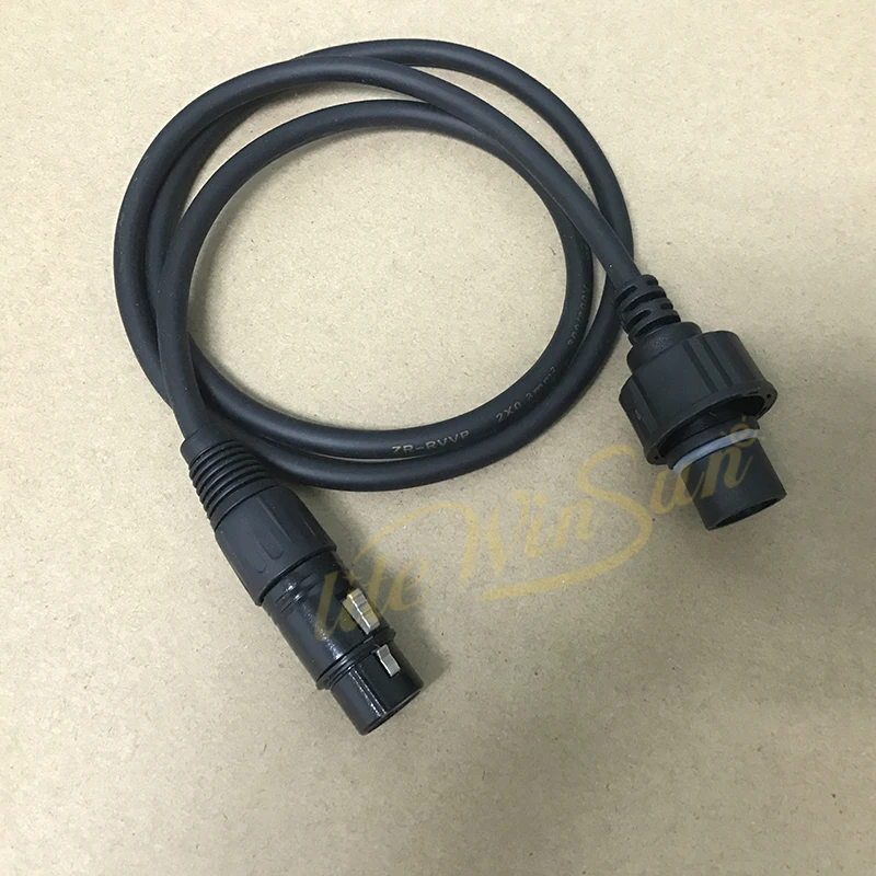 xlr DMX cable signal cable par led lighting waterproof cable dmx512  (1)