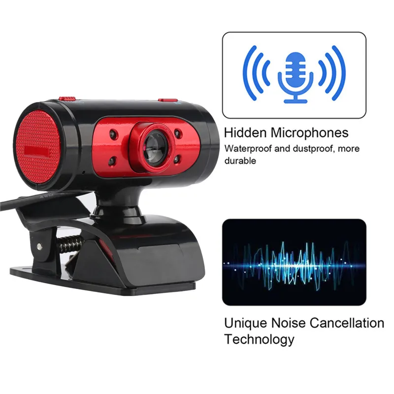 Computer PC Webcam High Definition 720P USB Web Camera With Built-in MIC For Desktop Laptop HD Web Cam LED Lights Night Version Computer PC Webcam High Definition 720P USB Web Camera With Built-in MIC For Desktop Laptop HD Web Cam LED Lights Night Version