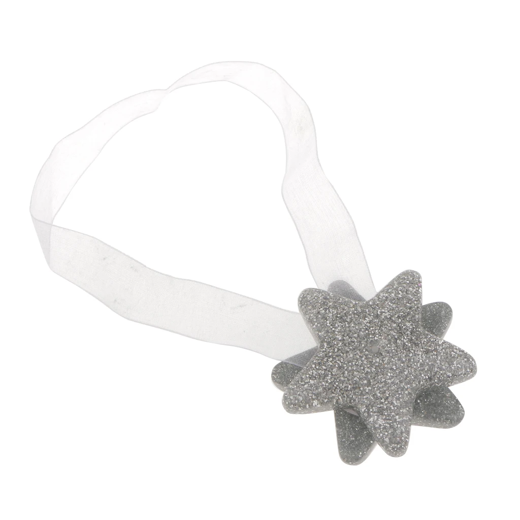 4Pieces Curtain Tiebacks Magnetic Tie Back Holdbacks Window Decoration Star