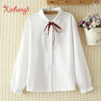 

Plus size petal sleeve women solid white blouse 2019 spring autumn casual ladies loose shirts female tops oversize