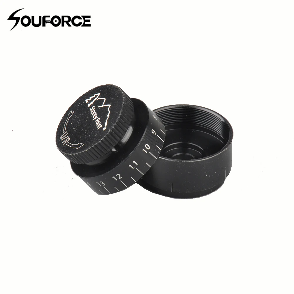 

Black Interchangeable Stoney Point Target Knob K-1L in place Scope's Dust Covers For Rifle Scopes Finger Adjustable Turrets