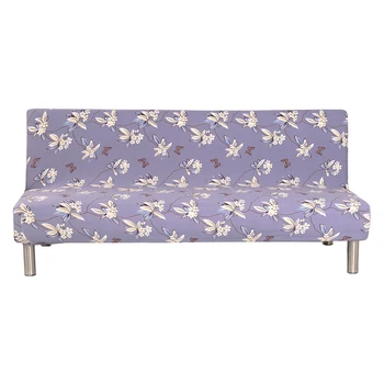 

Foldable Sofa Bed Cover Sofa Cover for Living Room Armless Sofa Bed Cover Couch Protector Elastic Sofa Cover Fold Seat Slipcover