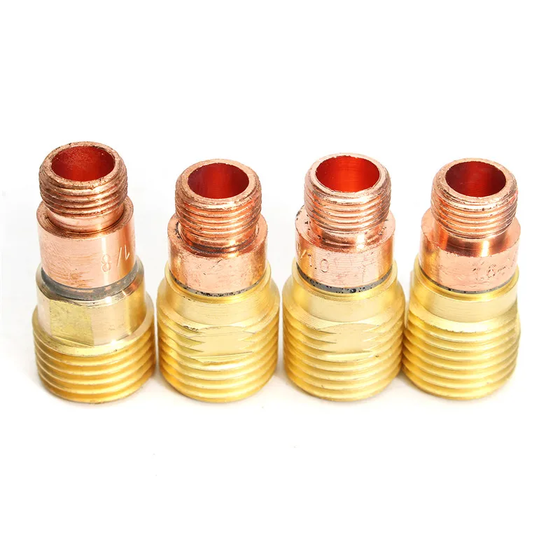 Комплект газовых линз TIG для сварочных горелок 16 шт. Колпачковая насадка WP 17/18/26